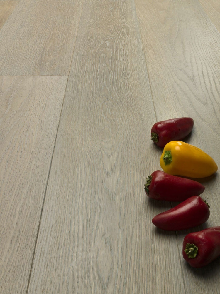 Инженерная доска Bassano Parquet Коллекция Radici di Quercia Дуб Ginestra браш, лак 2350х192х15/3,6 мм (Италия)